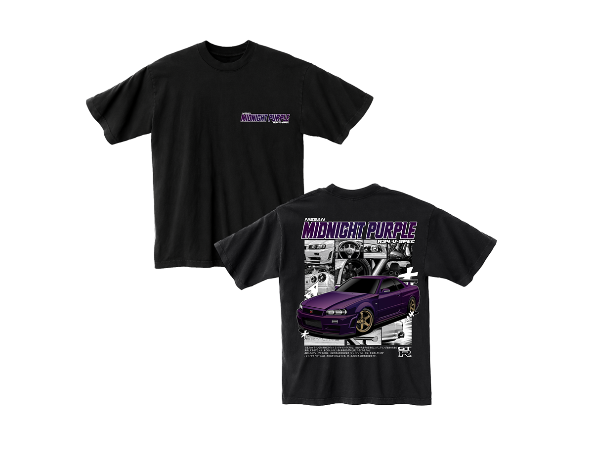 MIDNIGHT PURPLE R34 GTR V SPEC