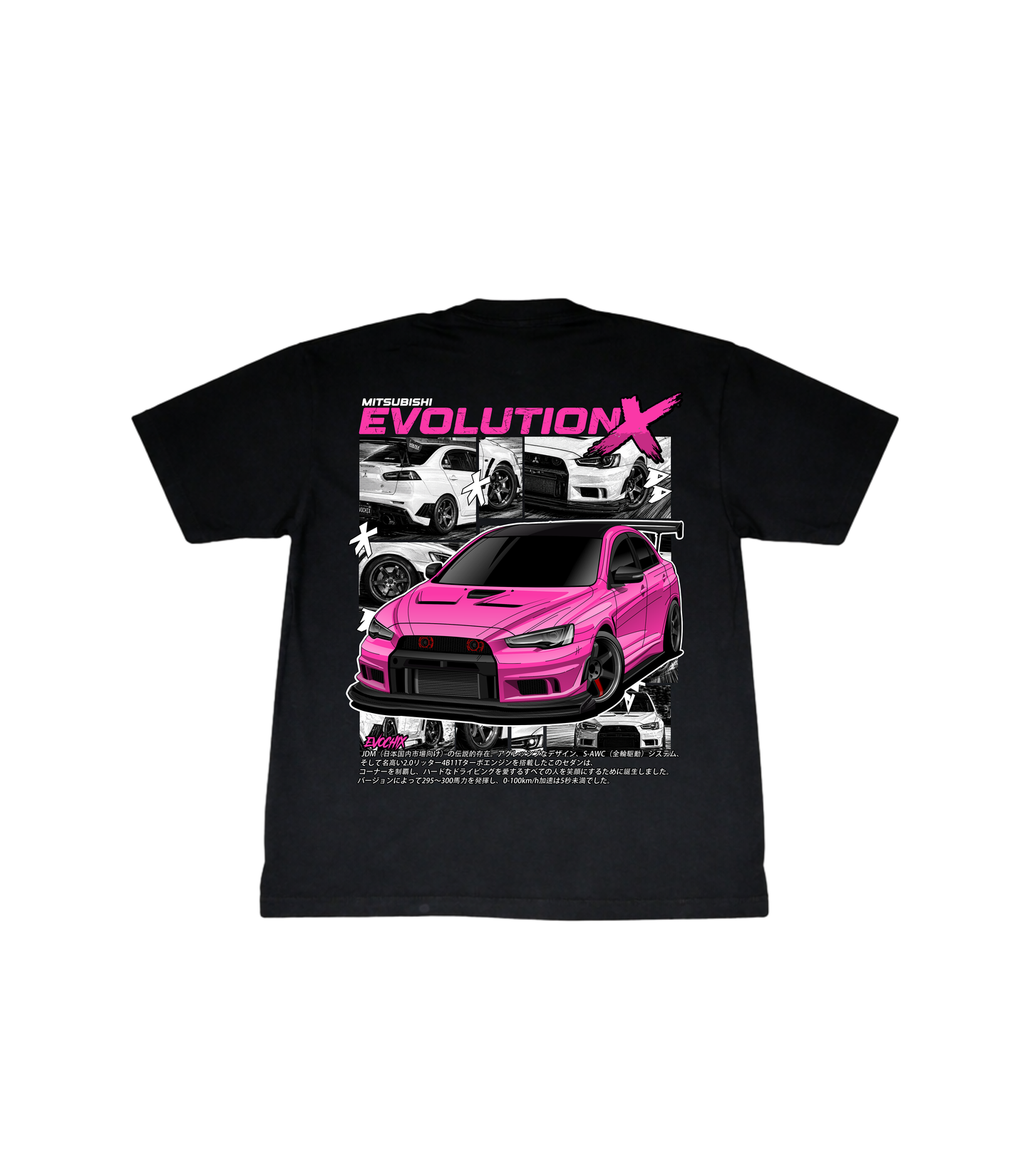 Mitsubishi Evolution 10 Pink F/B
