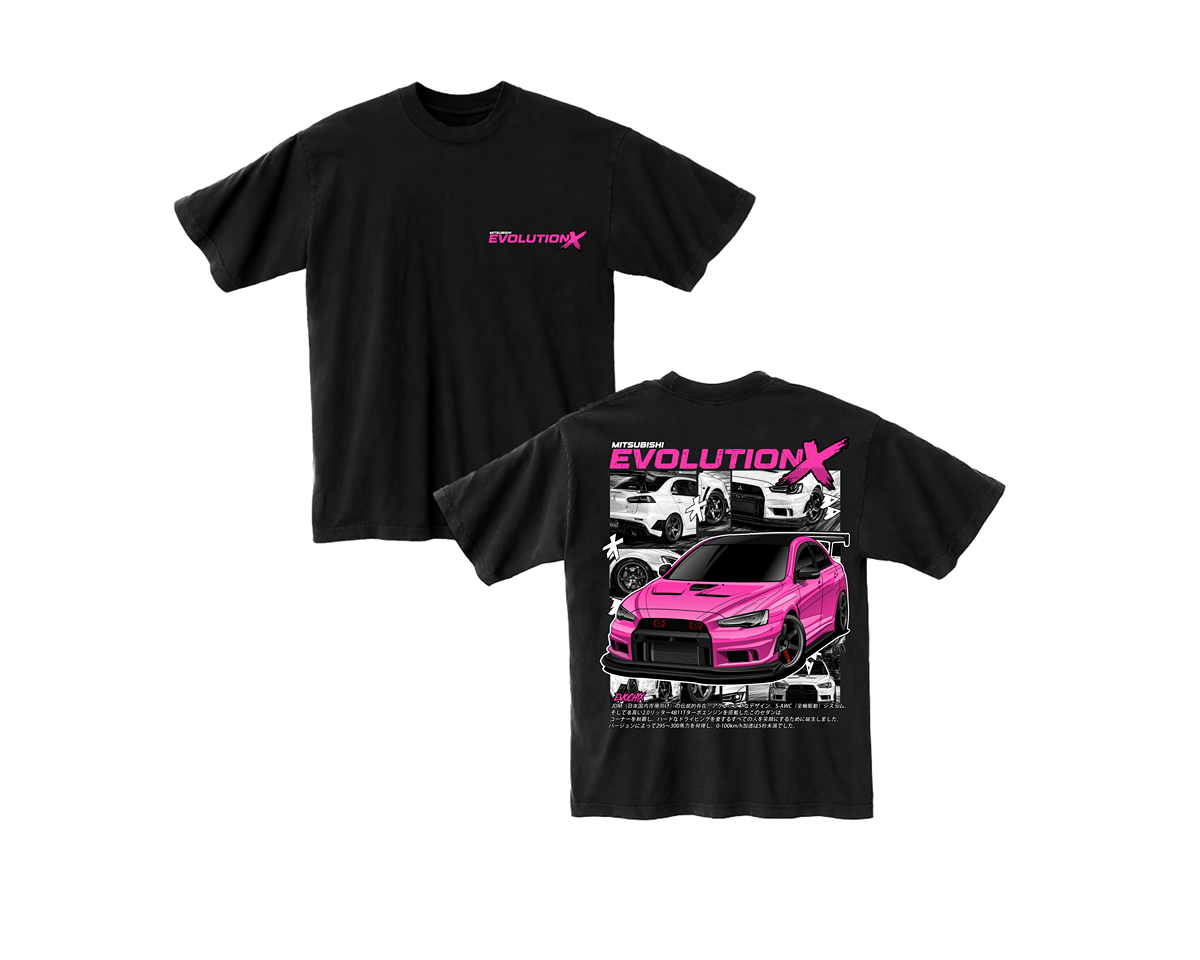 Mitsubishi Evolution 10 Pink F/B